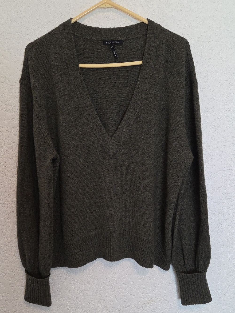 Marissa Webb Lambswool/Yak/Cashmere Sweater, Size M